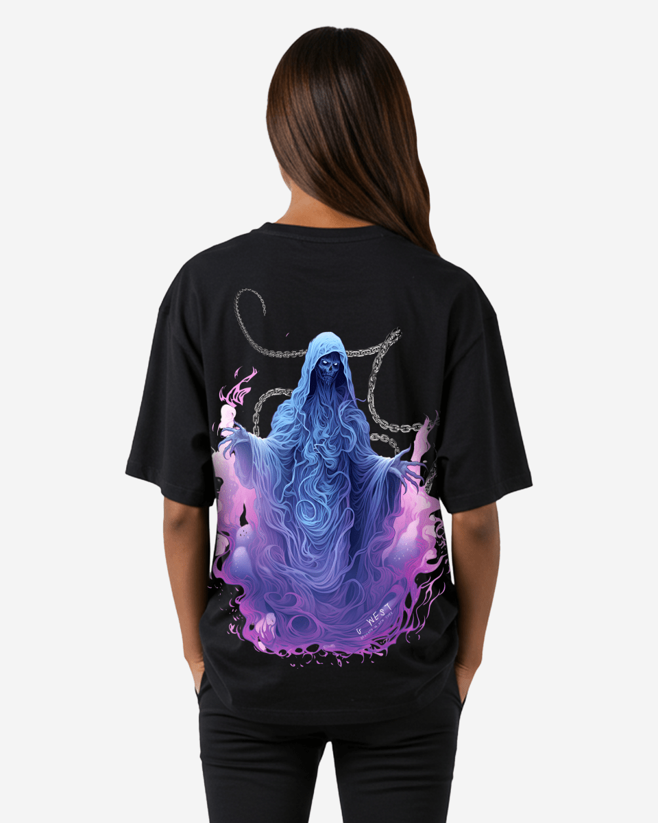 G West Oversized Purple Reaper Tee - WOMEN - G West