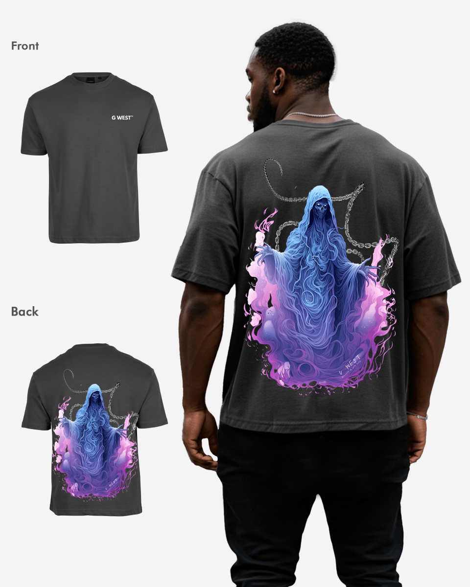 G West Oversized Purple Reaper Tee - G West