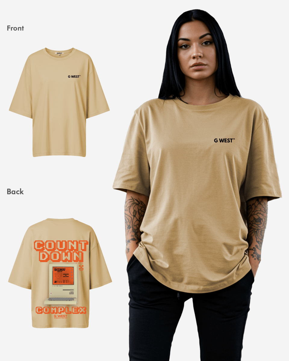 G West Oversized Retro Pc T-Shirt - WOMEN - G West