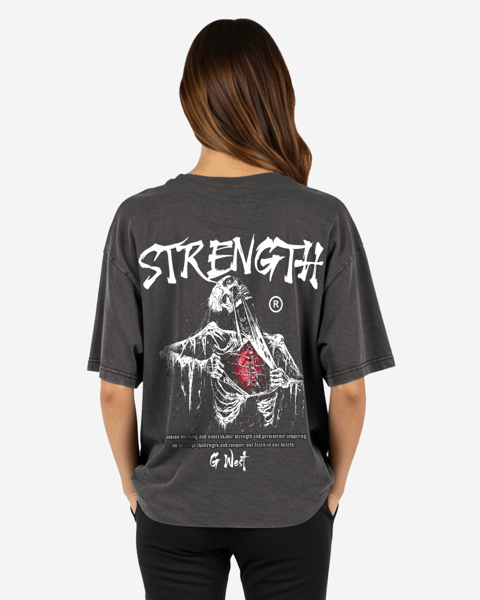 G West Oversized Ripping Skeleton Tee - WOMEN - G West