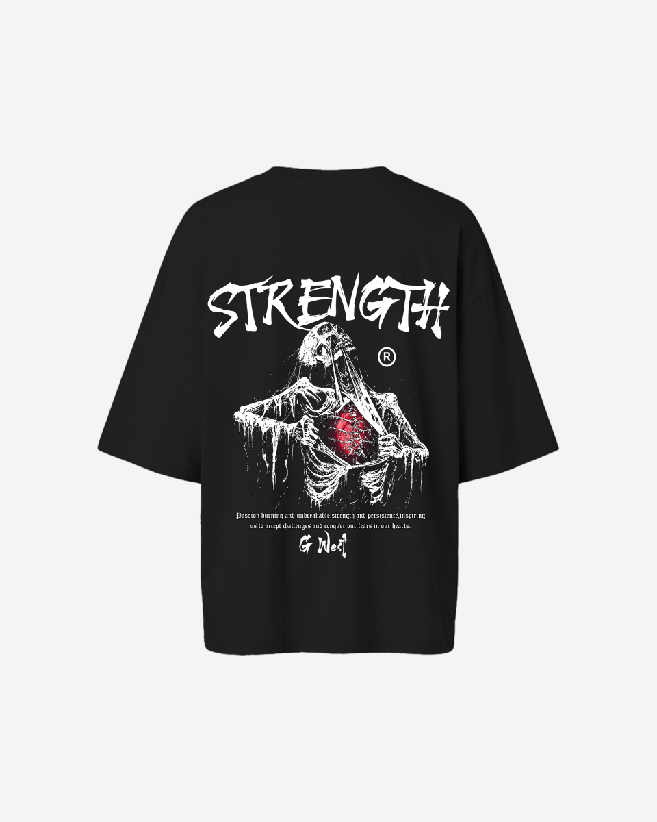 G West Oversized Ripping Skeleton Tee - WOMEN - G West