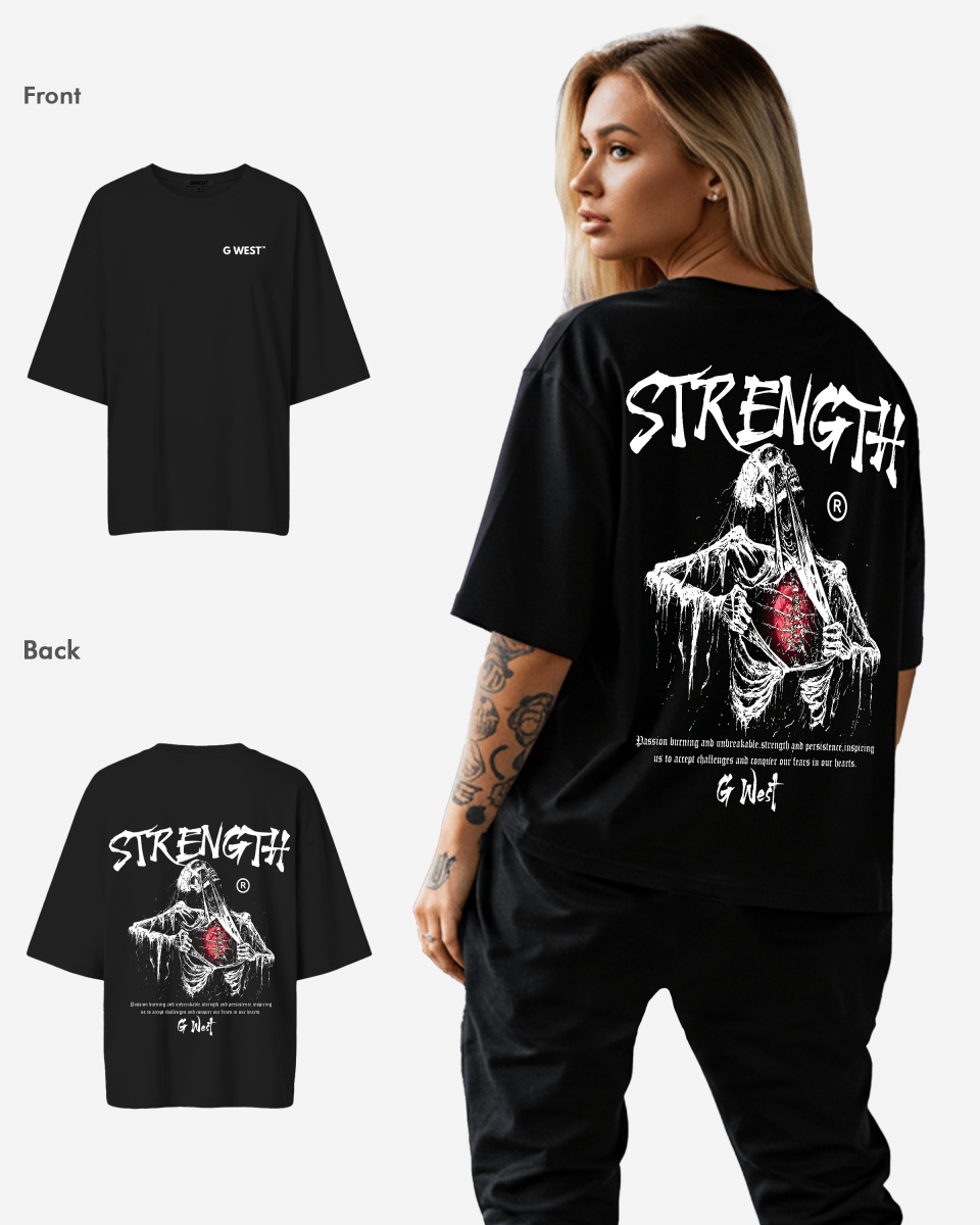 G West Oversized Ripping Skeleton Tee - WOMEN - G West