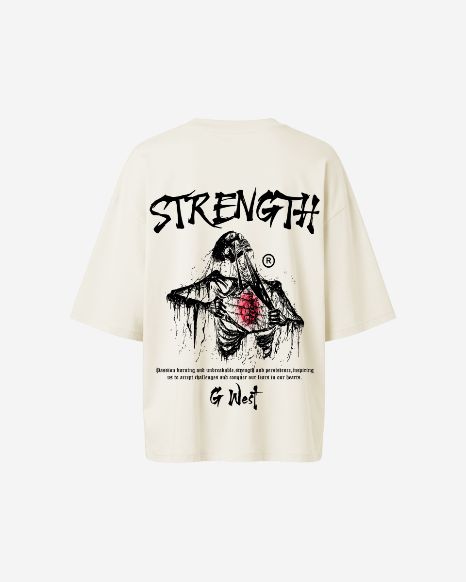 G West Oversized Ripping Skeleton Tee - WOMEN - G West