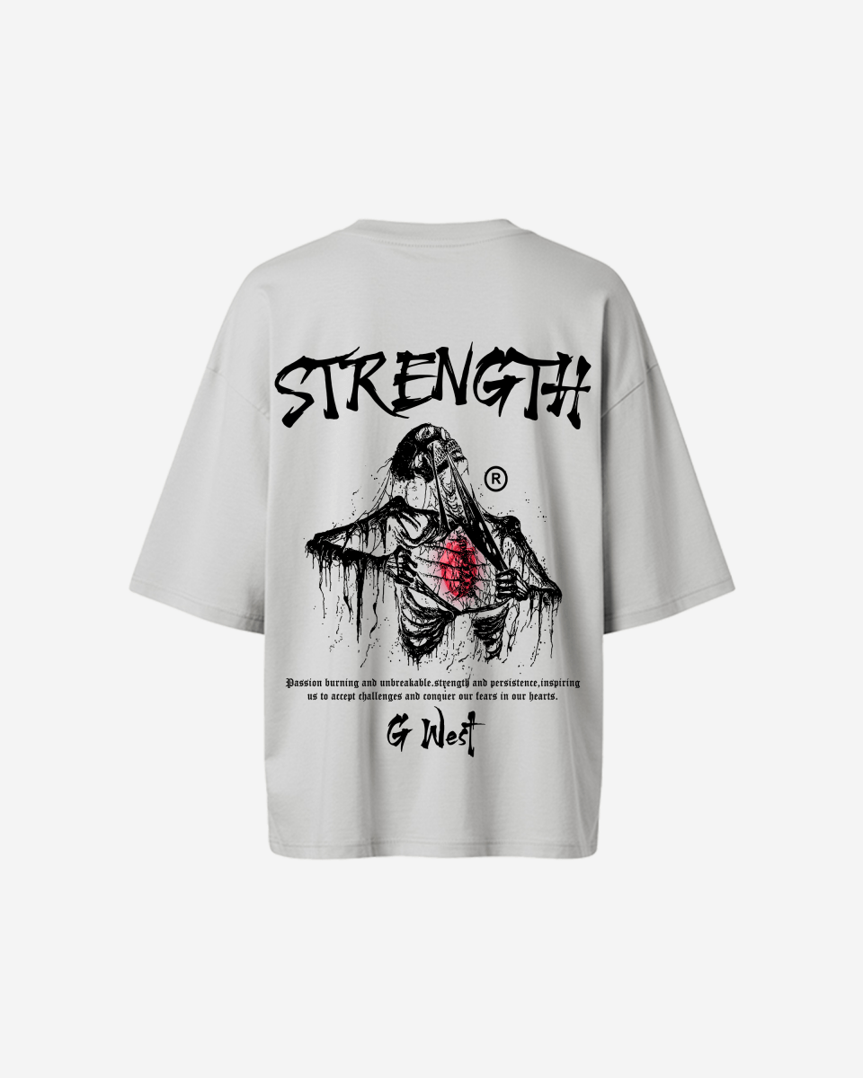 G West Oversized Ripping Skeleton Tee - WOMEN - G West