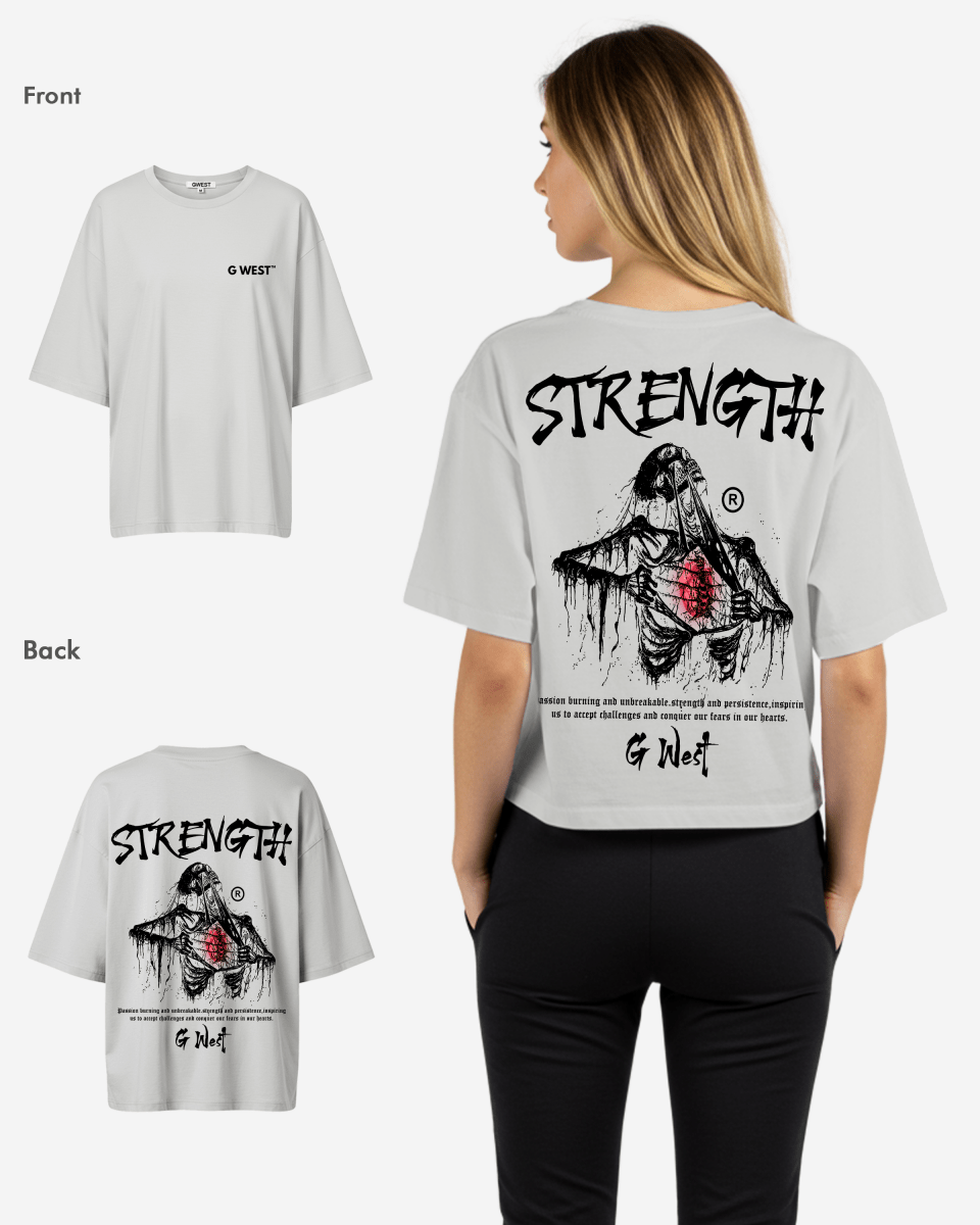 G West Oversized Ripping Skeleton Tee - WOMEN - G West