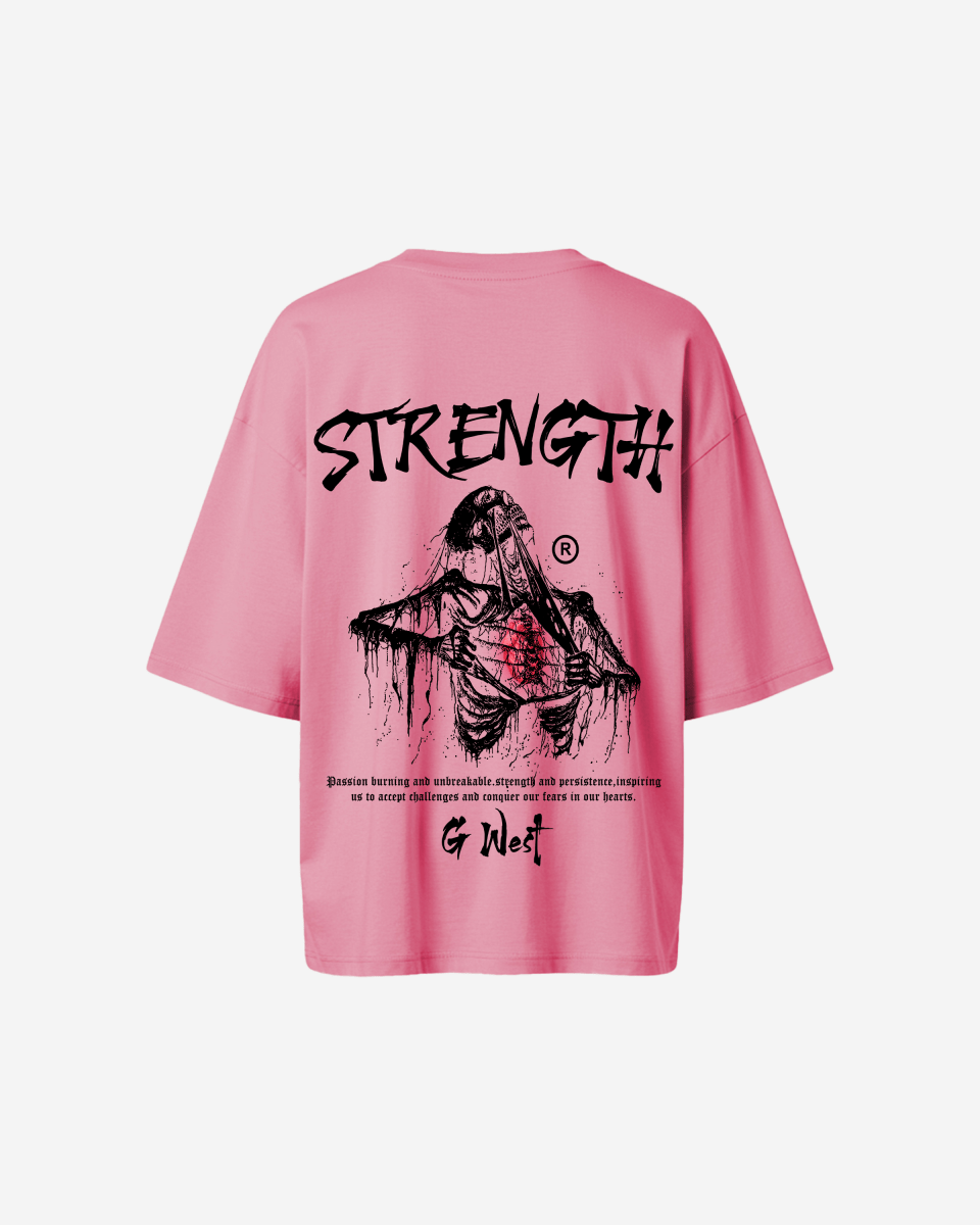 G West Oversized Ripping Skeleton Tee - WOMEN - G West