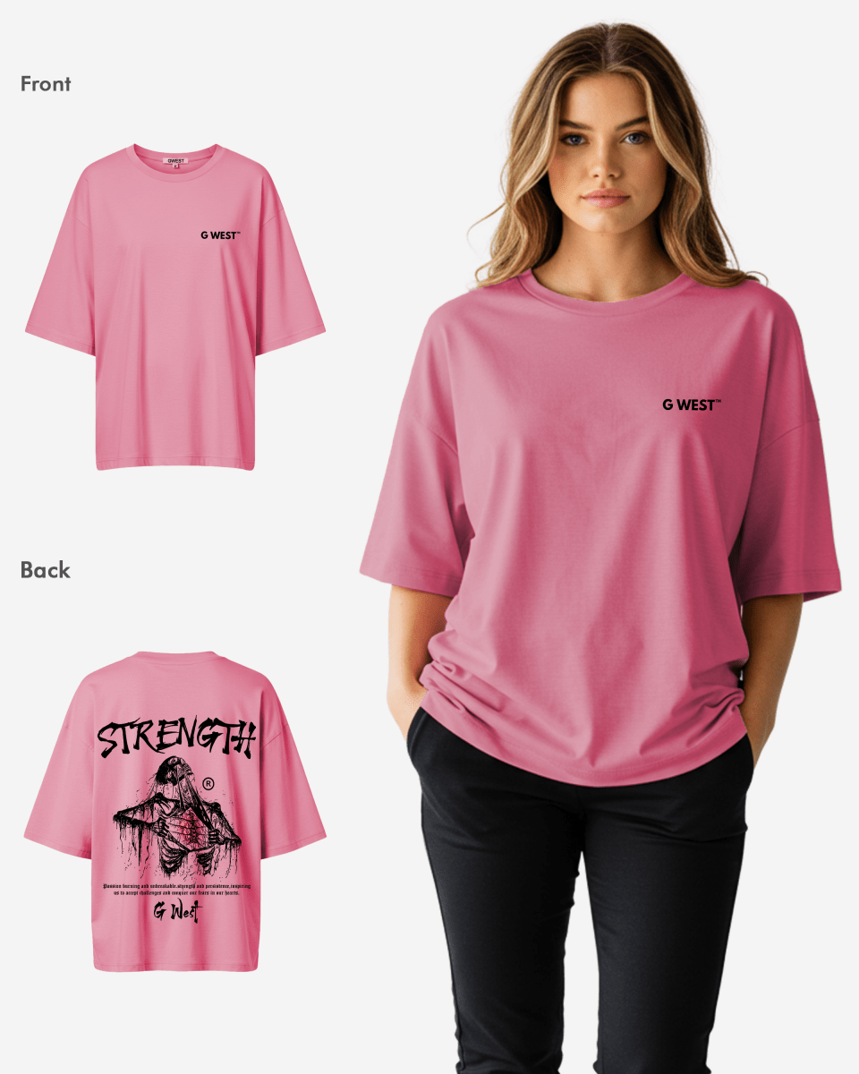 G West Oversized Ripping Skeleton Tee - WOMEN - G West