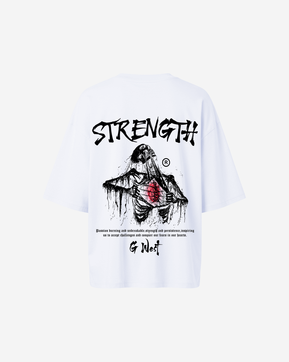 G West Oversized Ripping Skeleton Tee - WOMEN - G West