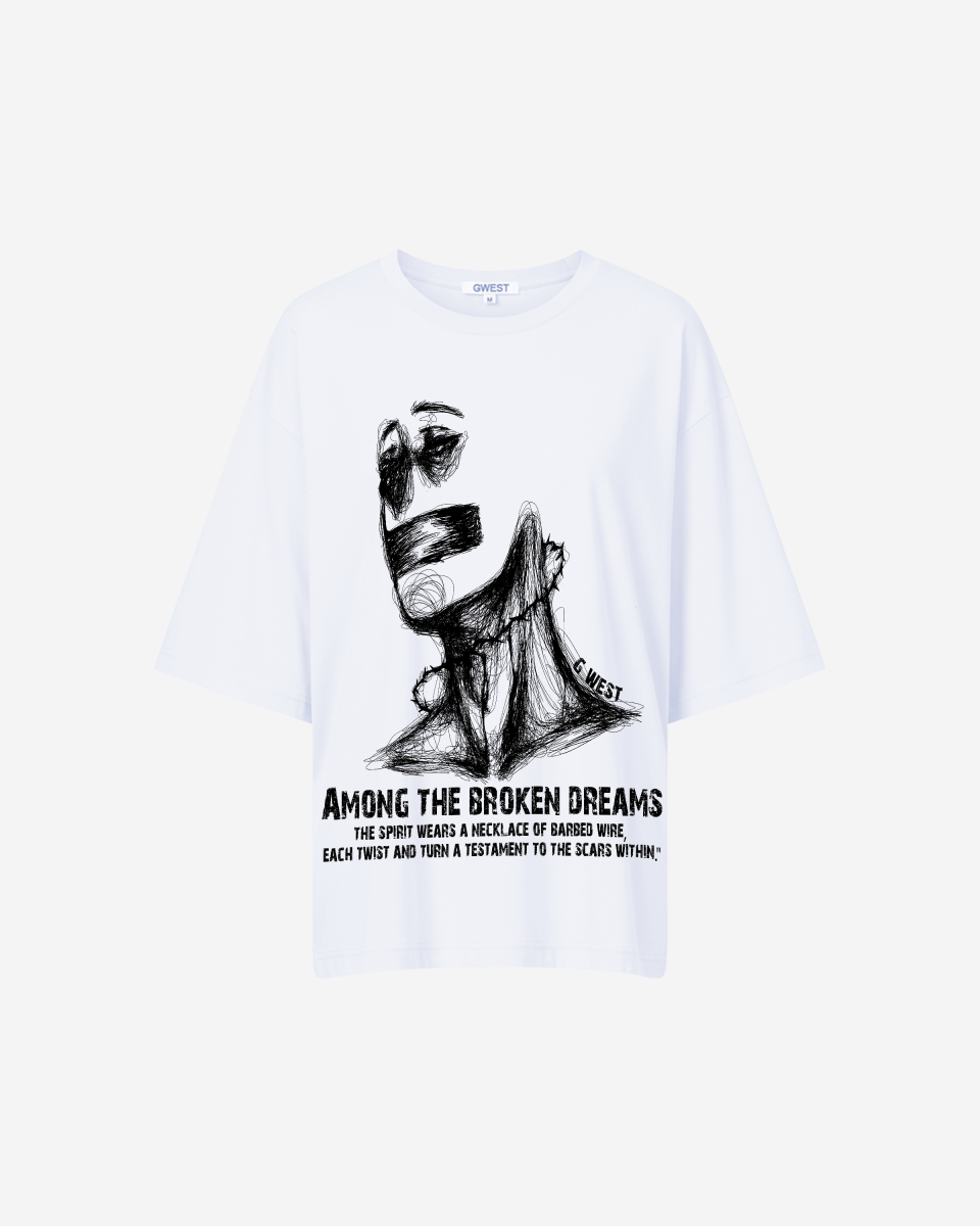 G West Oversized Sinner Black Tee - WOMEN - G West