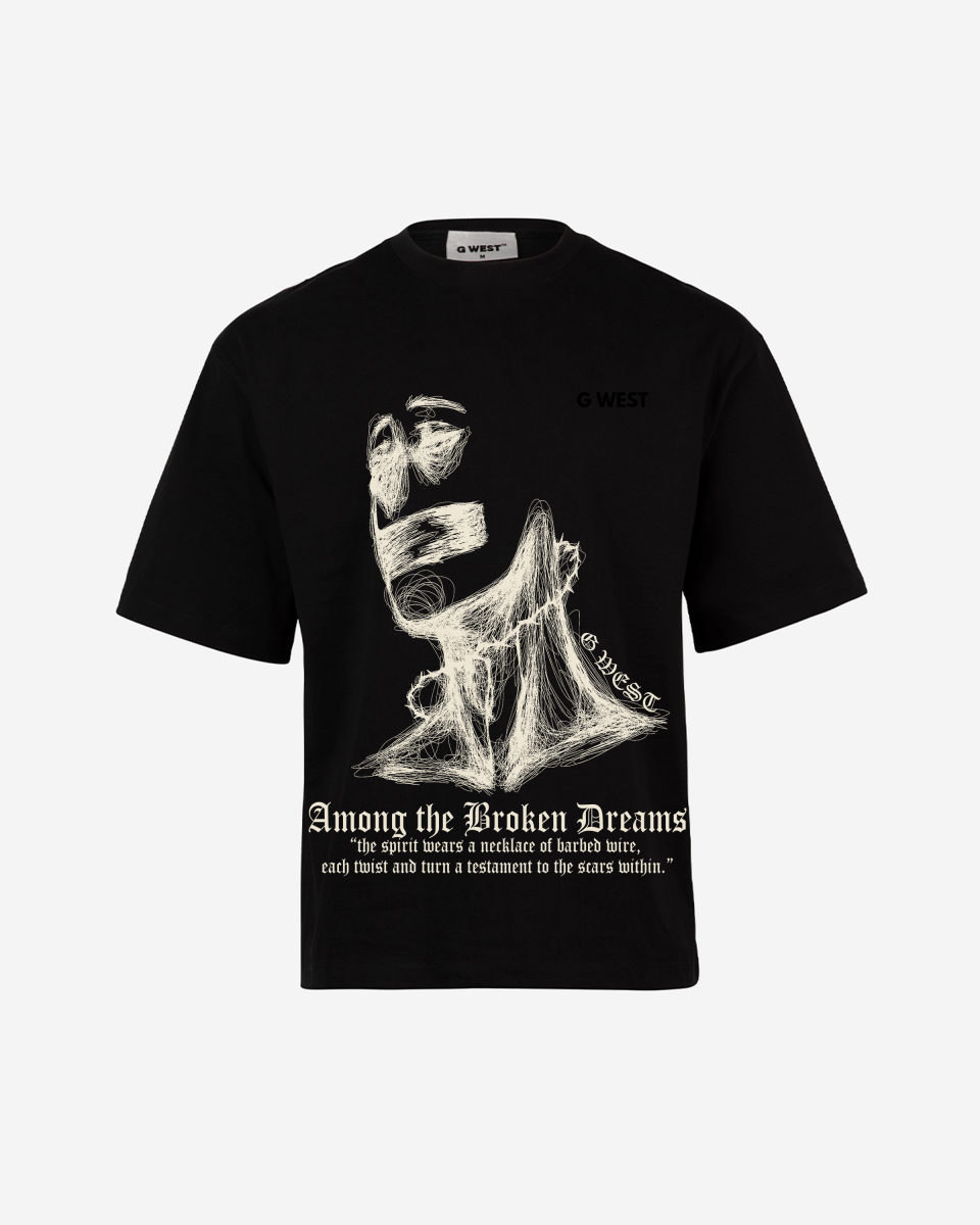 G West Oversized Sinner Black Tee - G West
