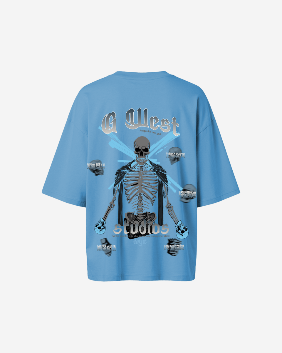 G West Oversized Skull Tee - WOMEN - G West