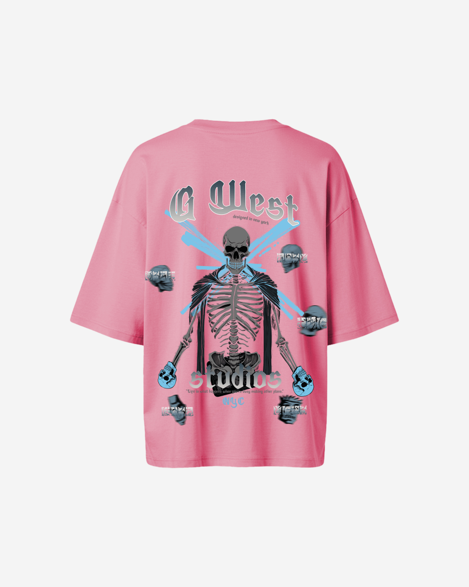 G West Oversized Skull Tee - WOMEN - G West