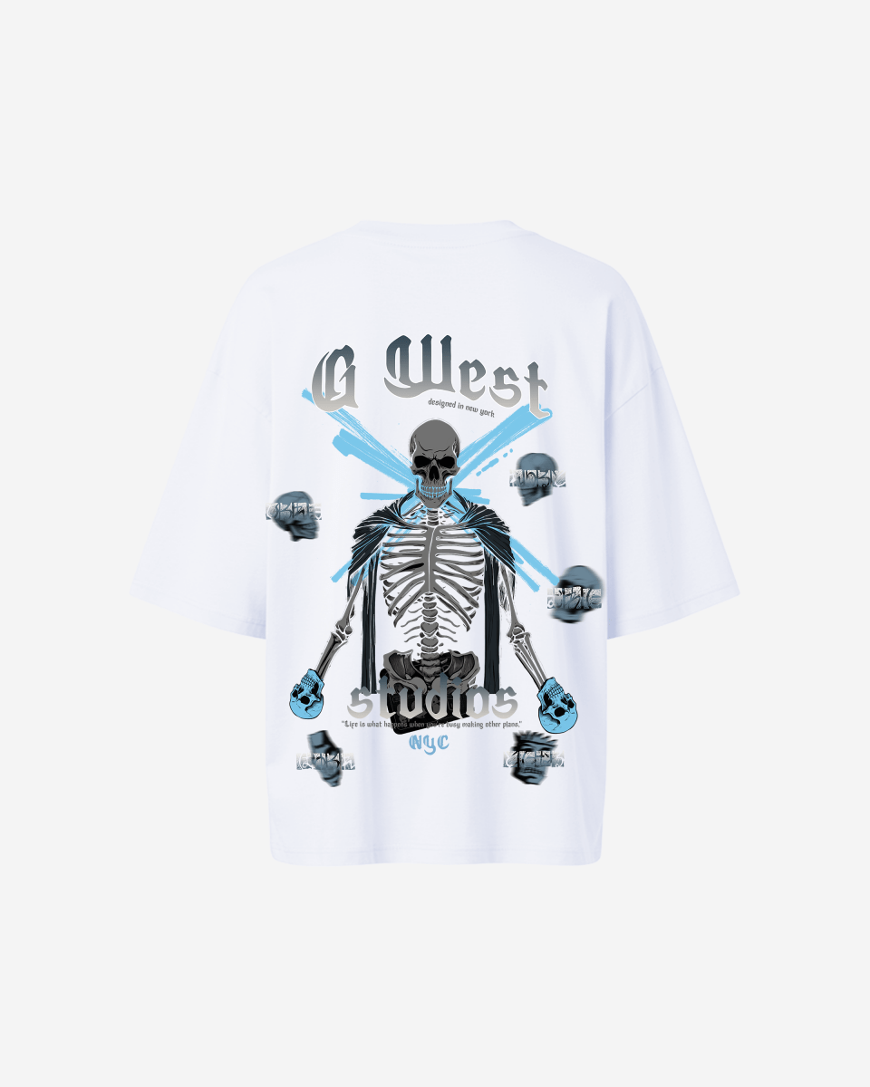 G West Oversized Skull Tee - WOMEN - G West