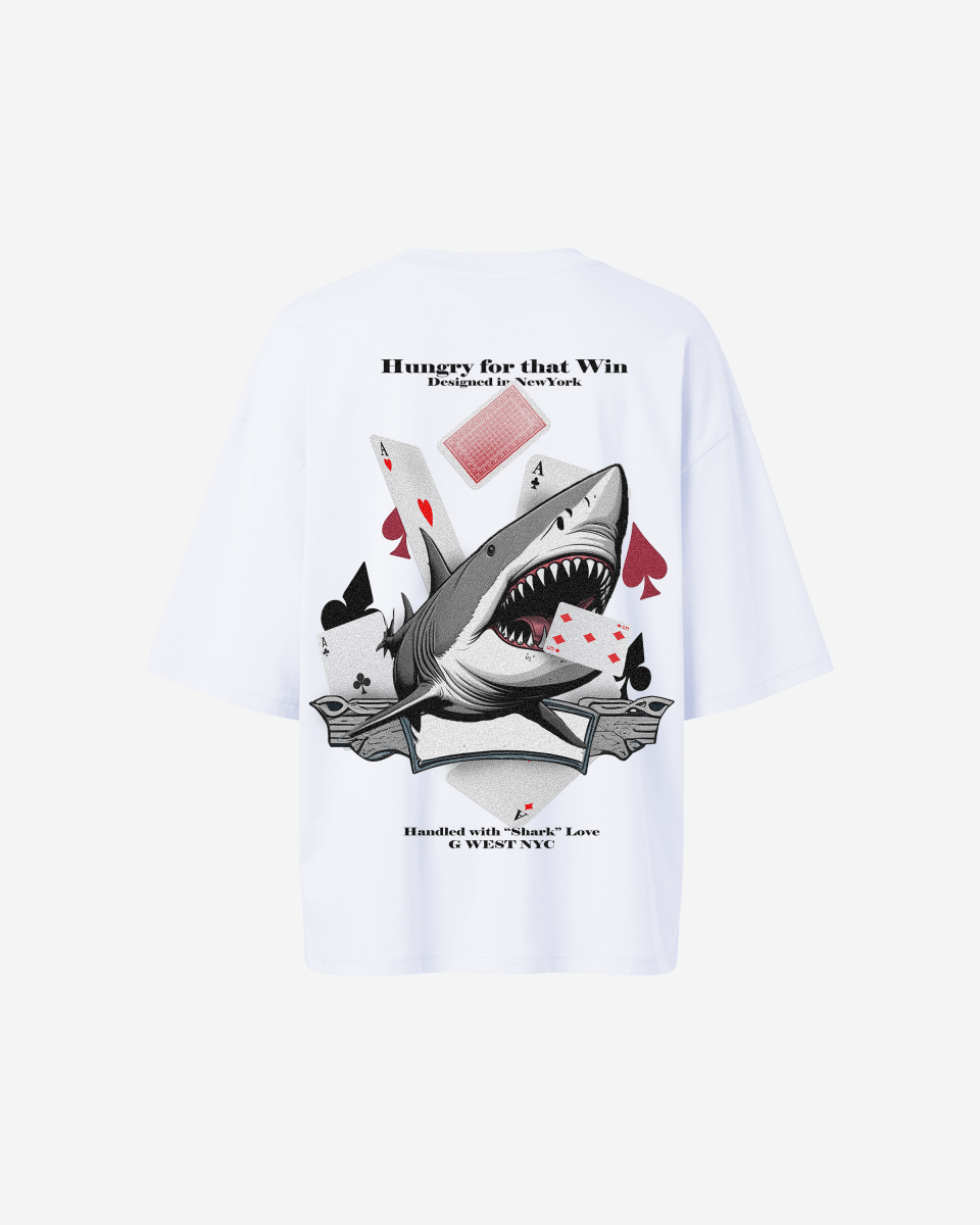 G West Oversized Spade Of Sharks T Shirt - WOMEN - G West