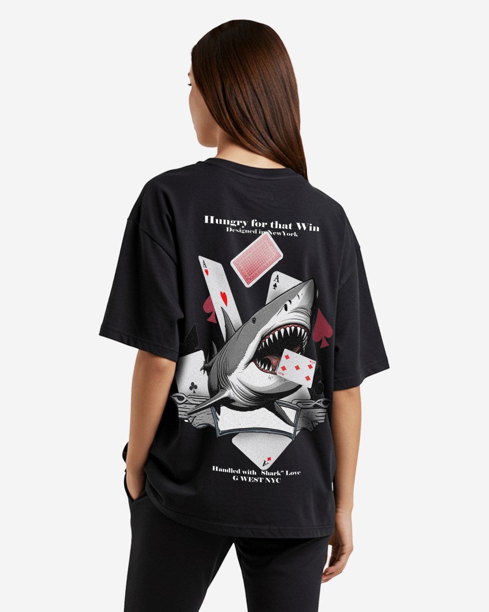 G West Oversized Spade Of Sharks T Shirt - WOMEN - G West