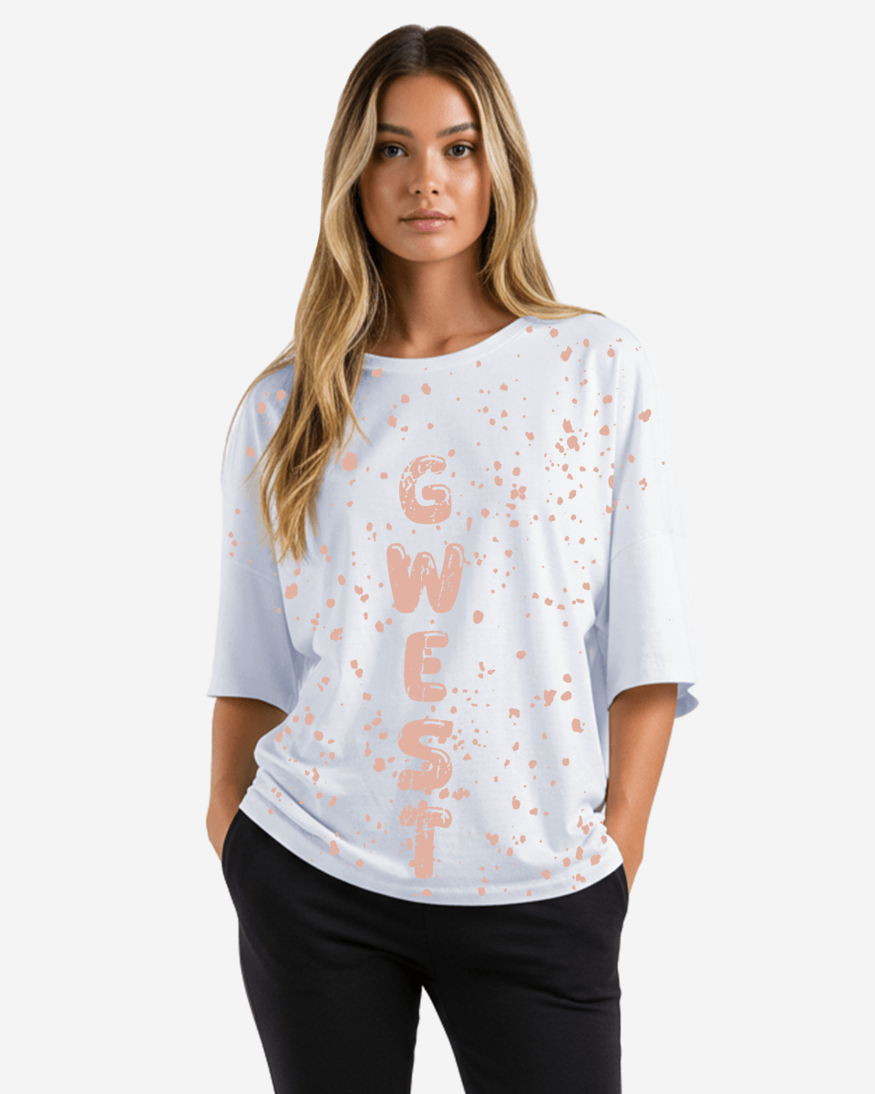 G West Oversized Splatter Tee - WOMEN - G West