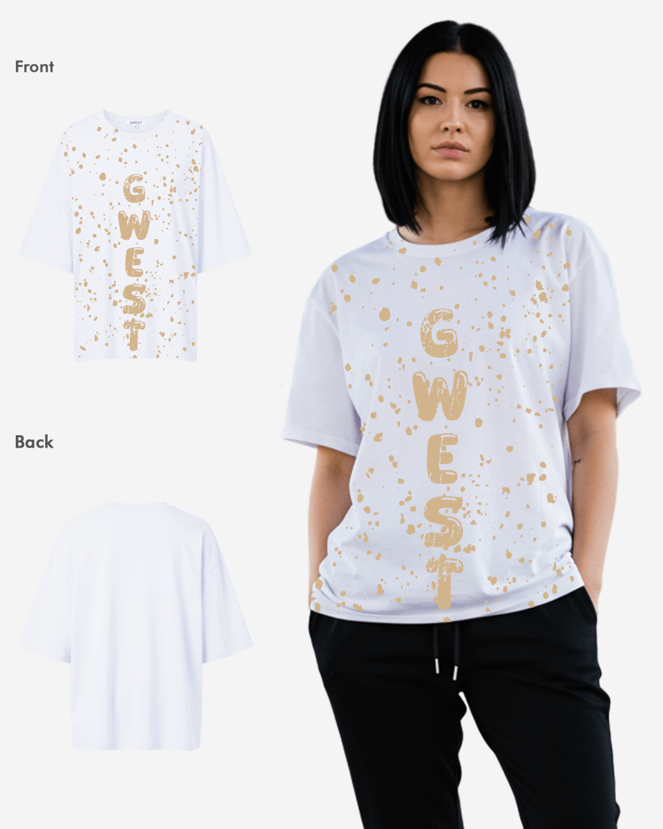 G West Oversized Splatter Tee - WOMEN - G West