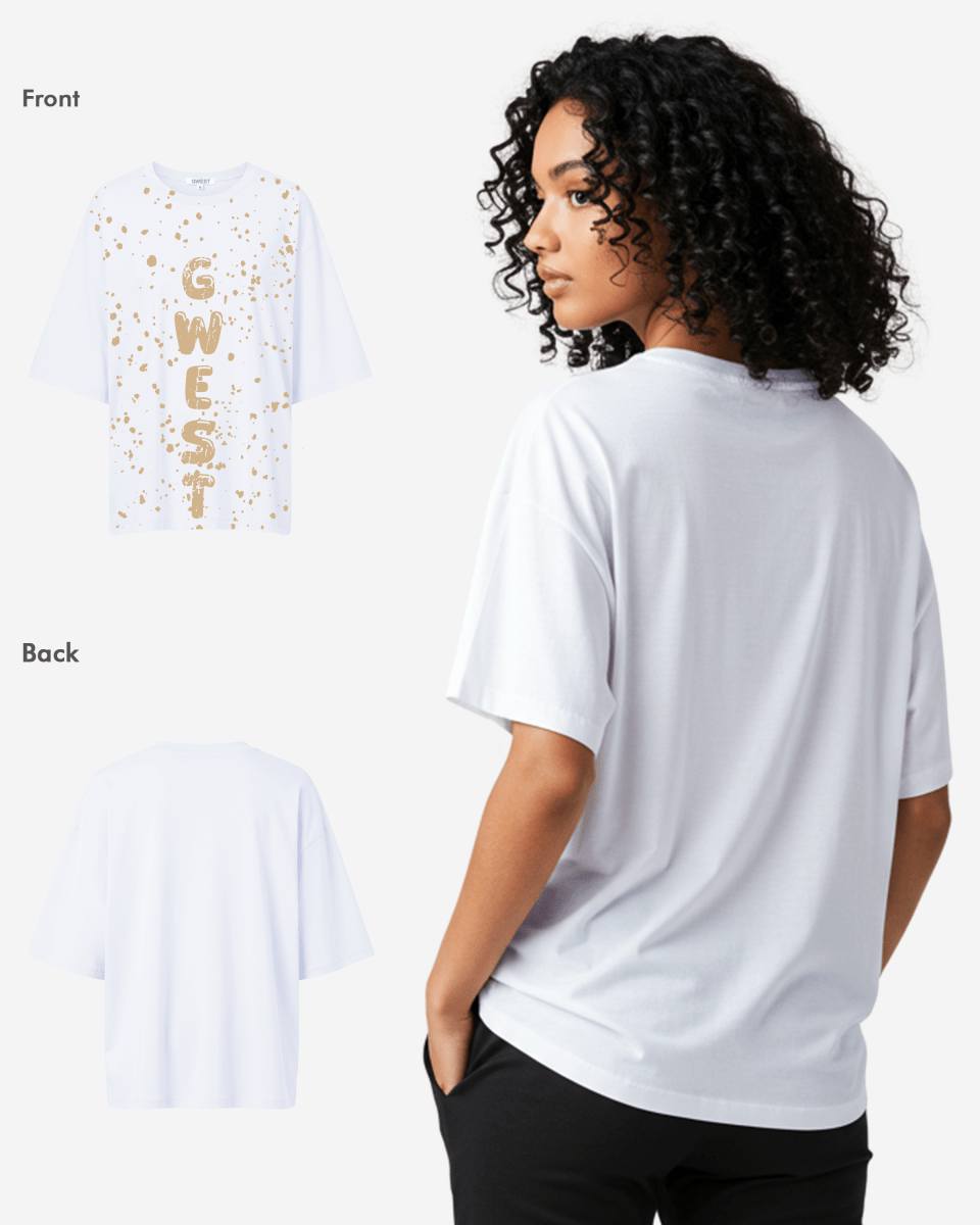 G West Oversized Splatter Tee - WOMEN - G West