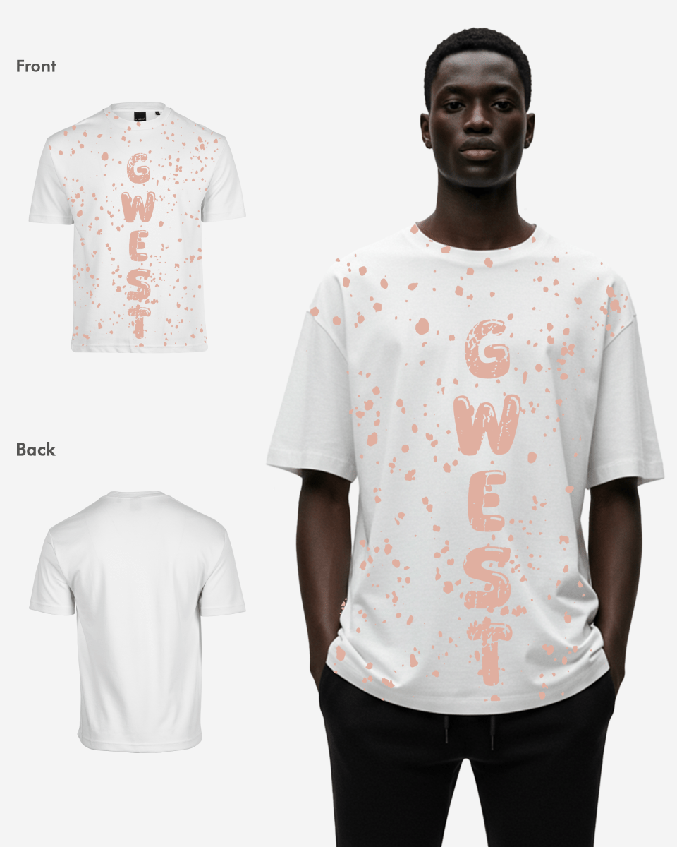 G West Oversized Splatter Tee - G West