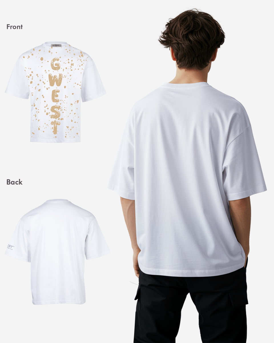 G West Oversized Splatter Tee - G West