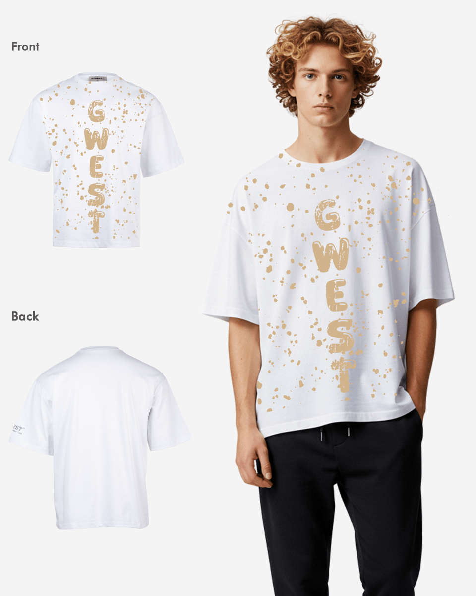 G West Oversized Splatter Tee - G West