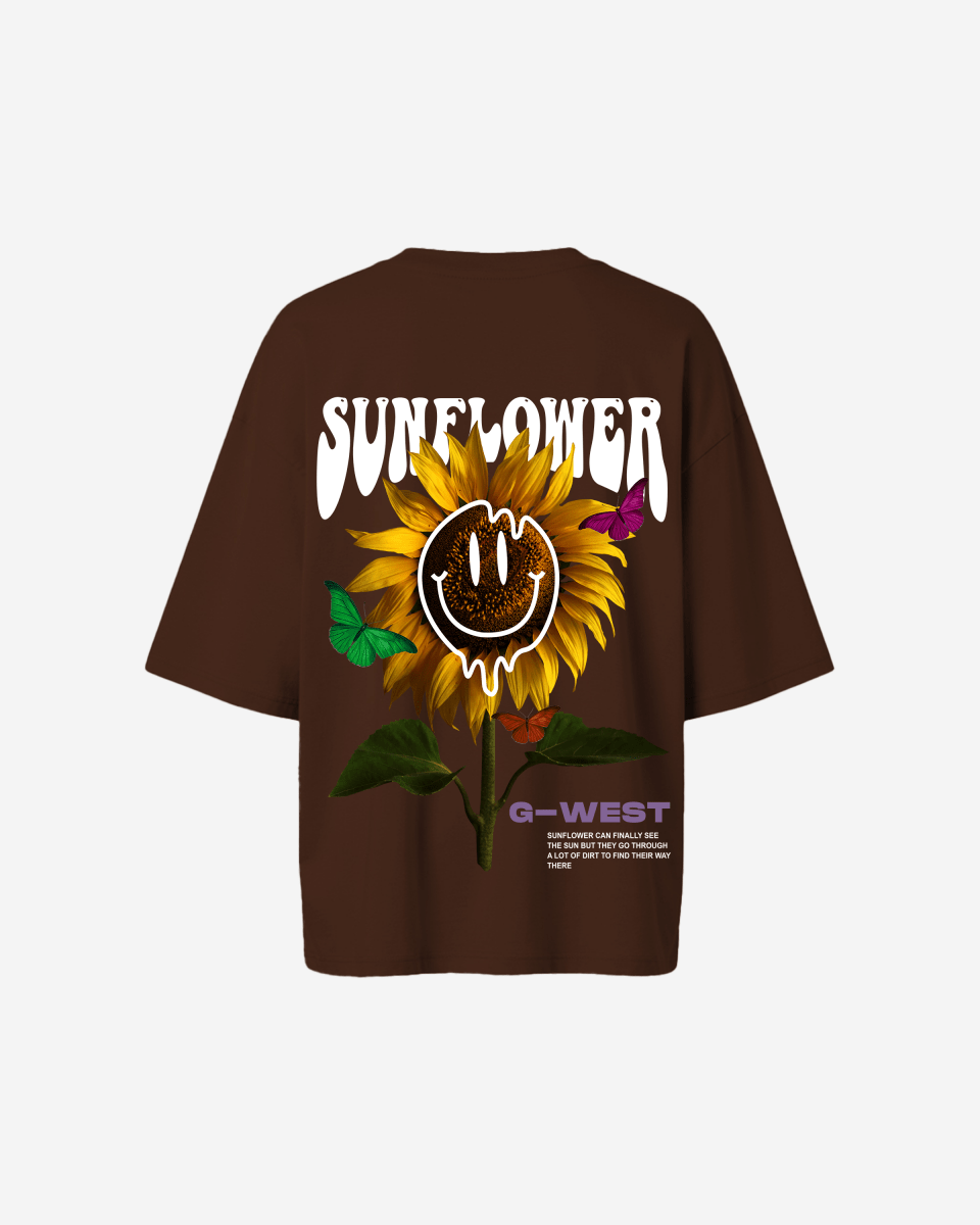 G West Oversized Sunflower Tee - WOMEN - G West
