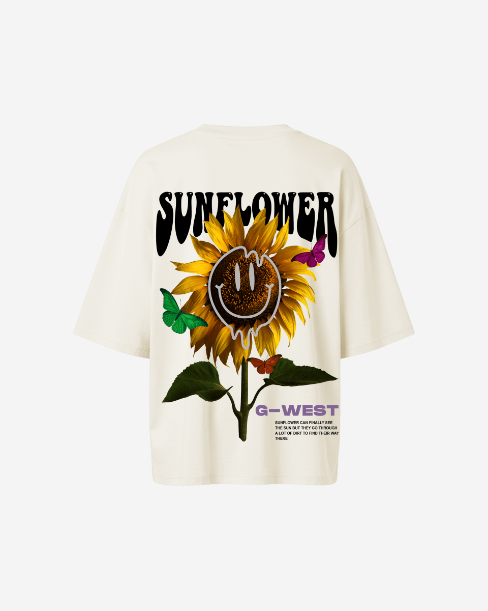 G West Oversized Sunflower Tee - WOMEN - G West