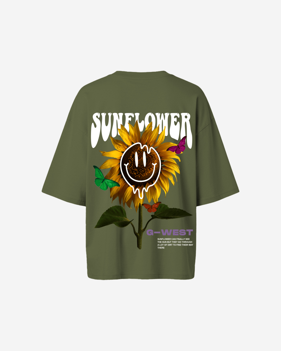 G West Oversized Sunflower Tee - WOMEN - G West