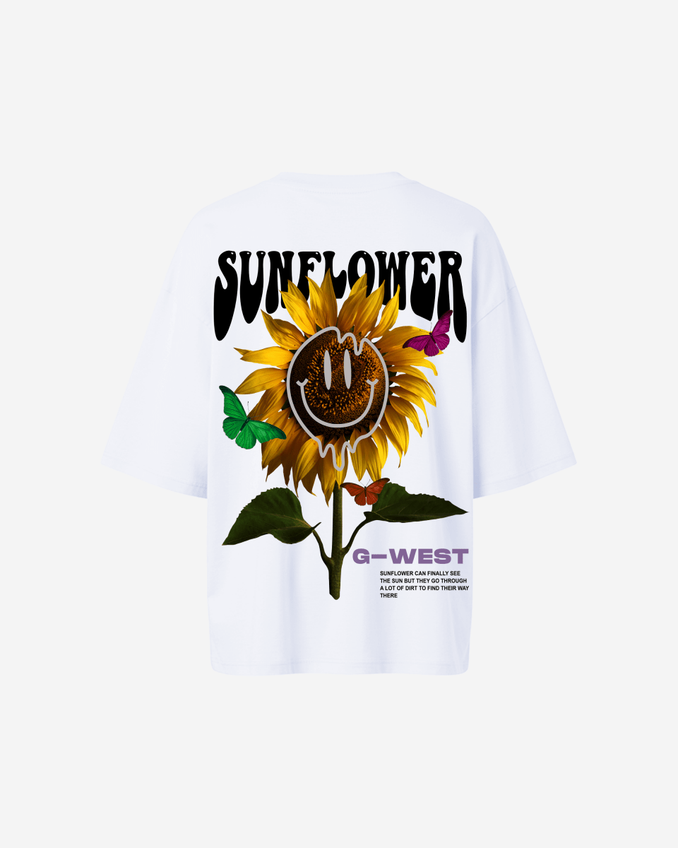 G West Oversized Sunflower Tee - WOMEN - G West