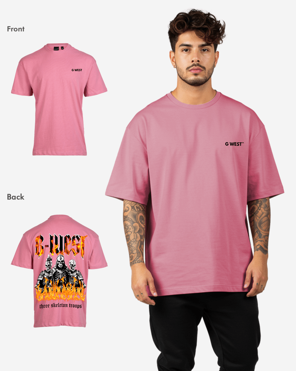 G West Oversized Tri Skeleton Tee - G West