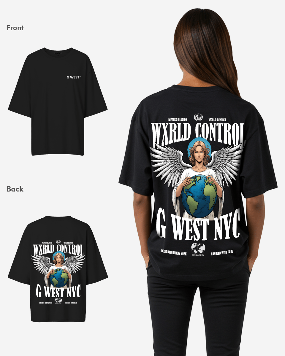 G West Oversized World T-Shirt - WOMEN - G West
