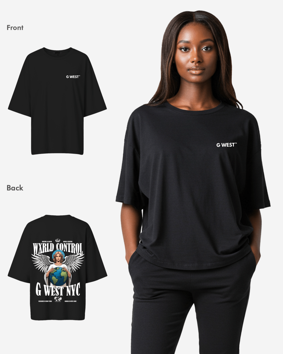 G West Oversized World T-Shirt - WOMEN - G West