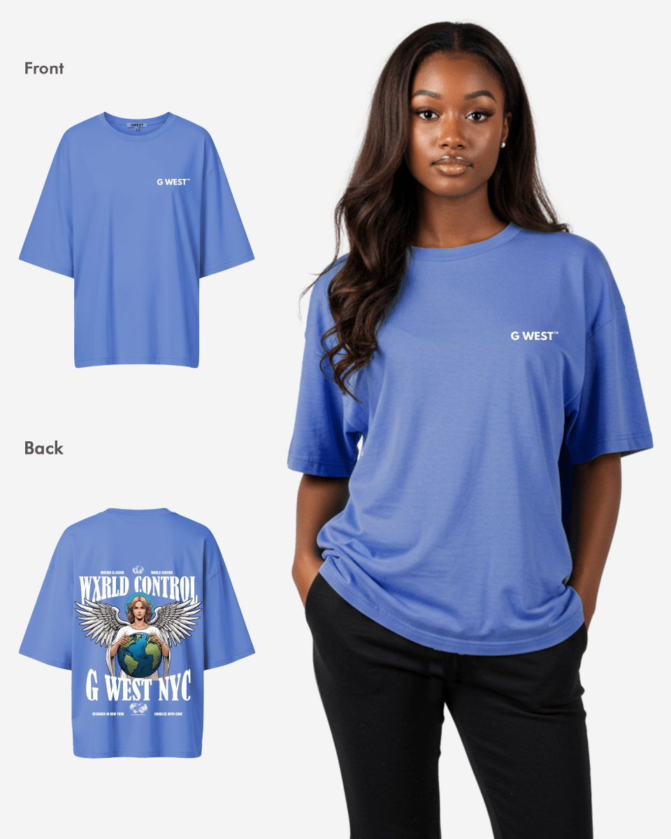 G West Oversized World T-Shirt - WOMEN - G West