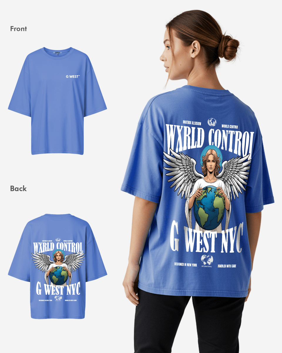 G West Oversized World T-Shirt - WOMEN - G West