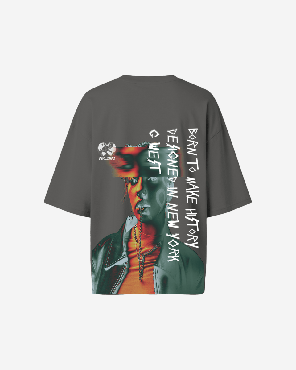 G West Oversized World Wide Chain Tee - WOMEN - G West