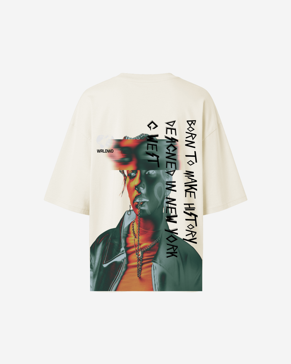 G West Oversized World Wide Chain Tee - WOMEN - G West