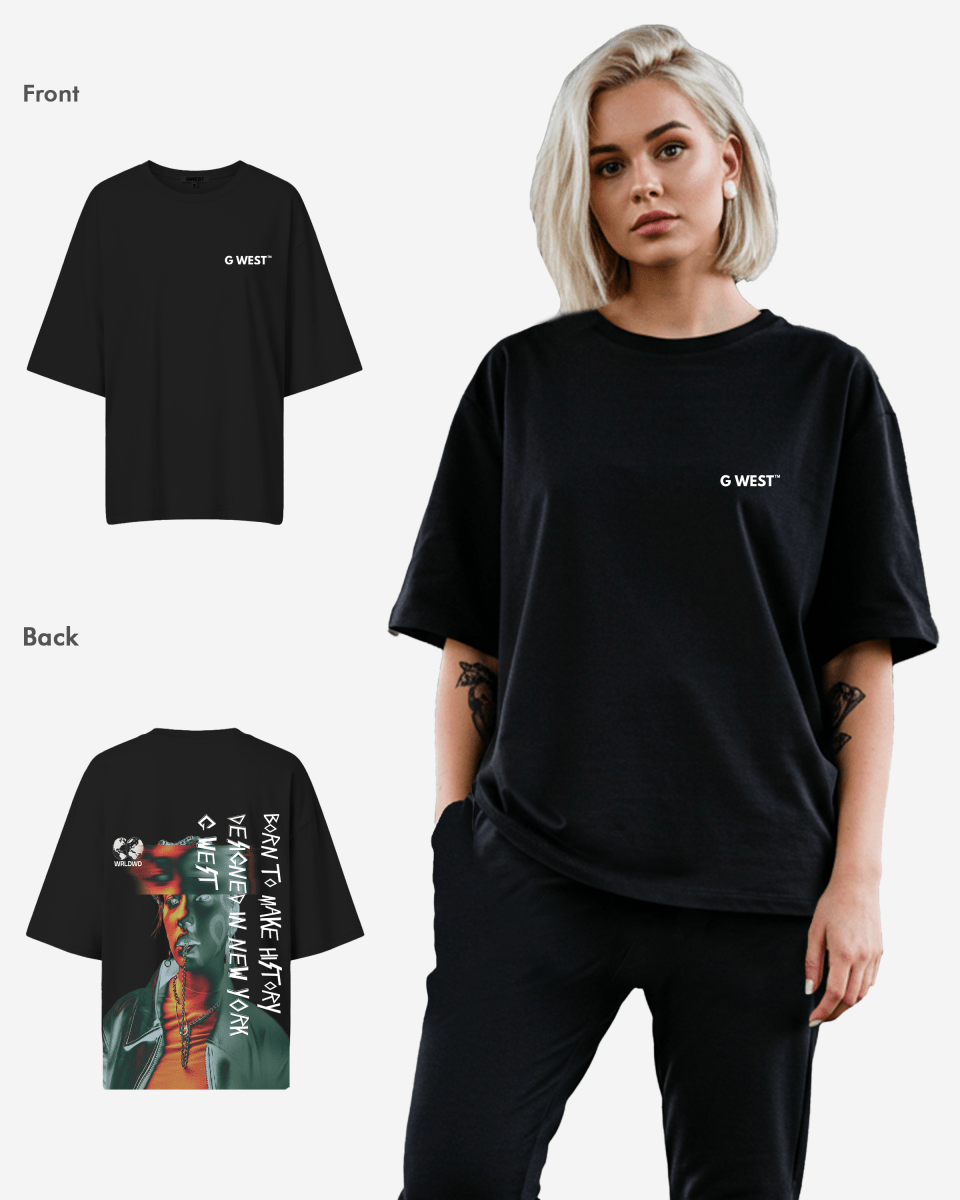 G West Oversized World Wide Chain Tee - WOMEN - G West