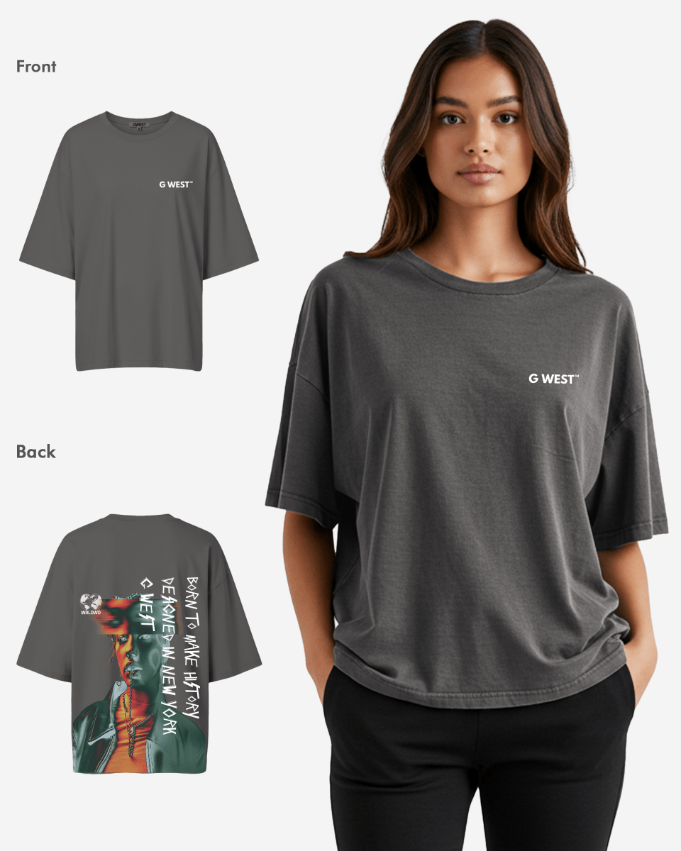 G West Oversized World Wide Chain Tee - WOMEN - G West