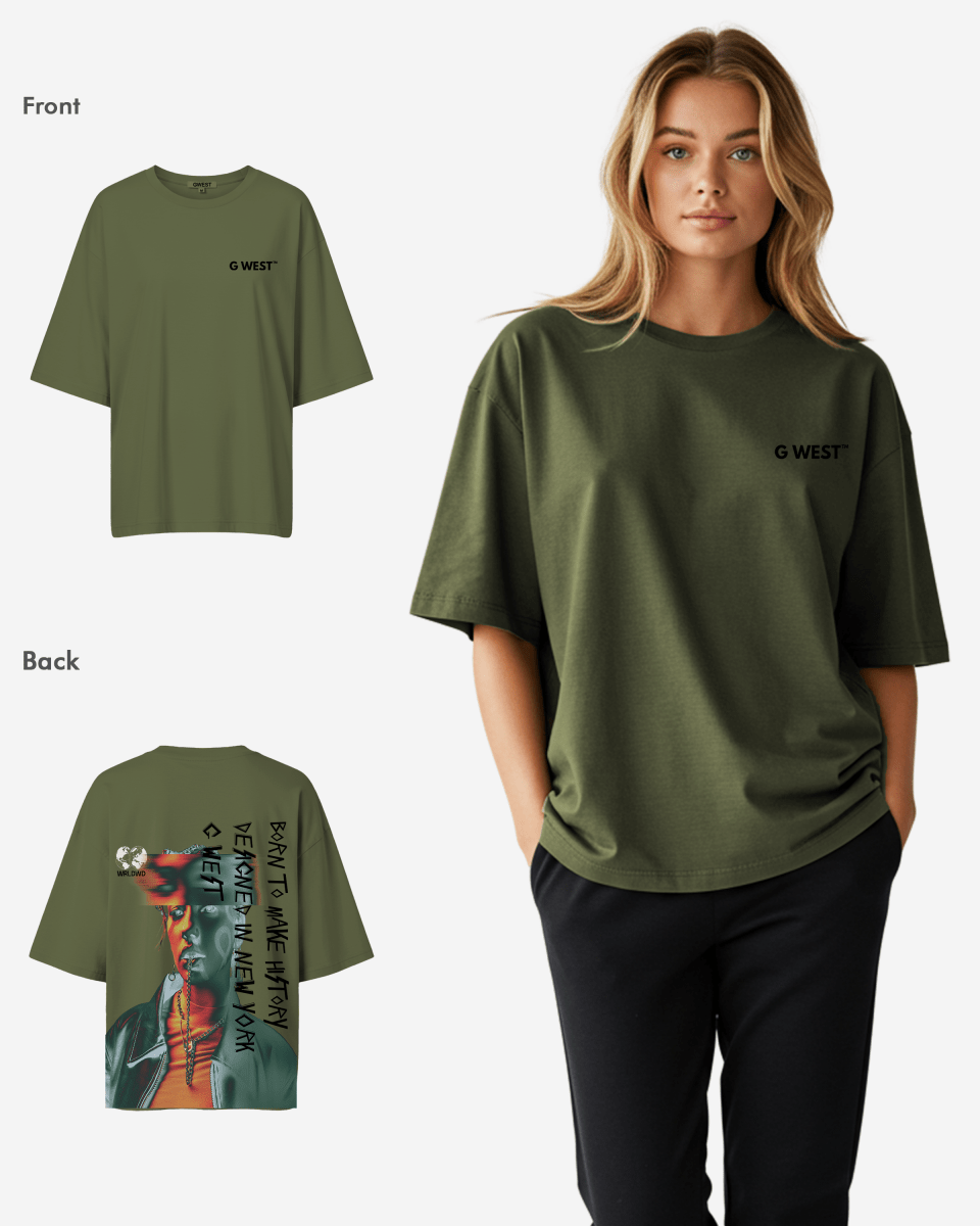 G West Oversized World Wide Chain Tee - WOMEN - G West