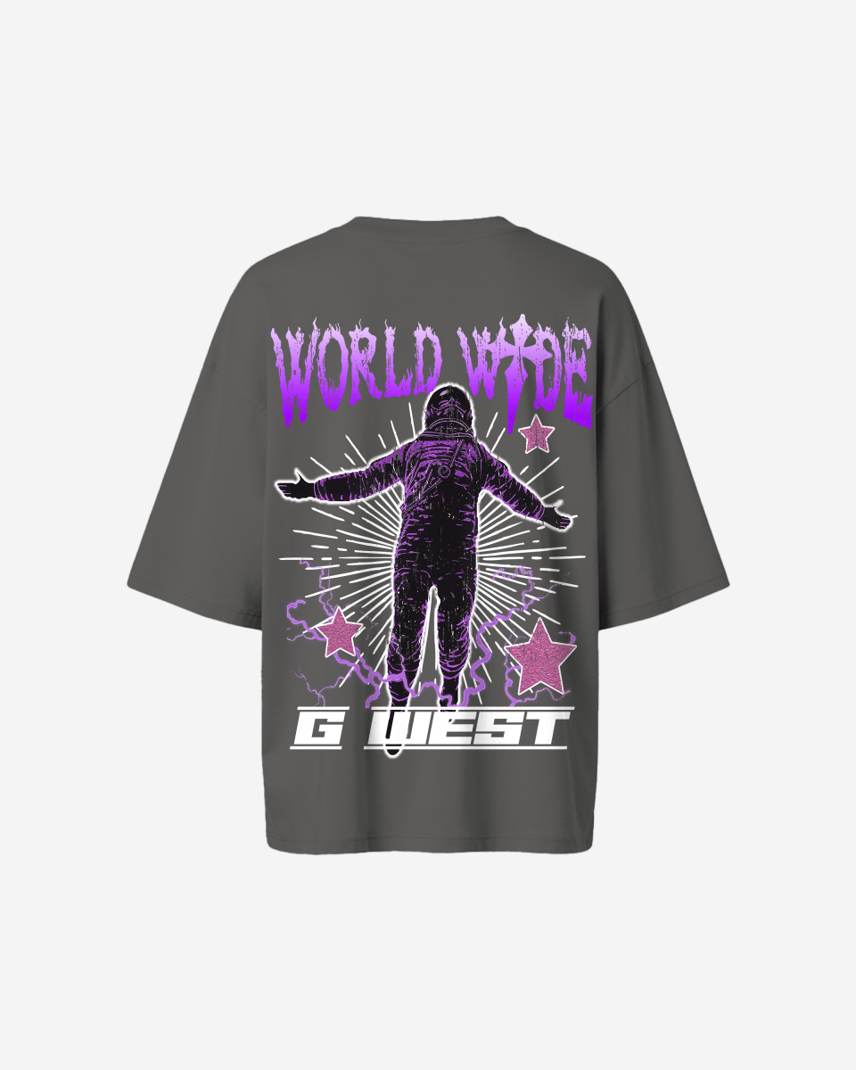 G West Oversized World Wide Star Tee - WOMEN - G West