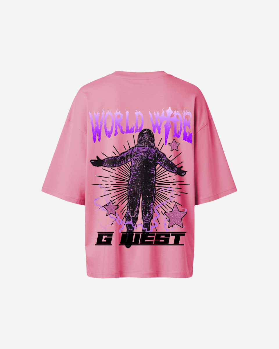 G West Oversized World Wide Star Tee - WOMEN - G West