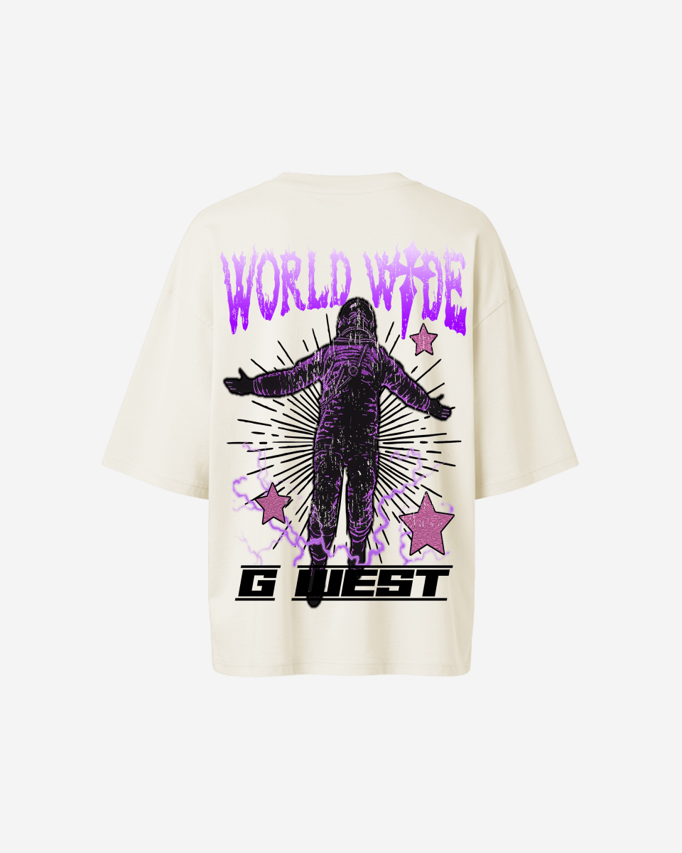 G West Oversized World Wide Star Tee - WOMEN - G West