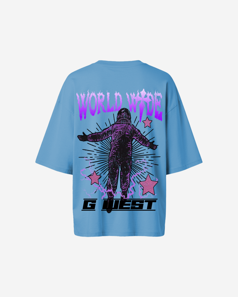 G West Oversized World Wide Star Tee - WOMEN - G West