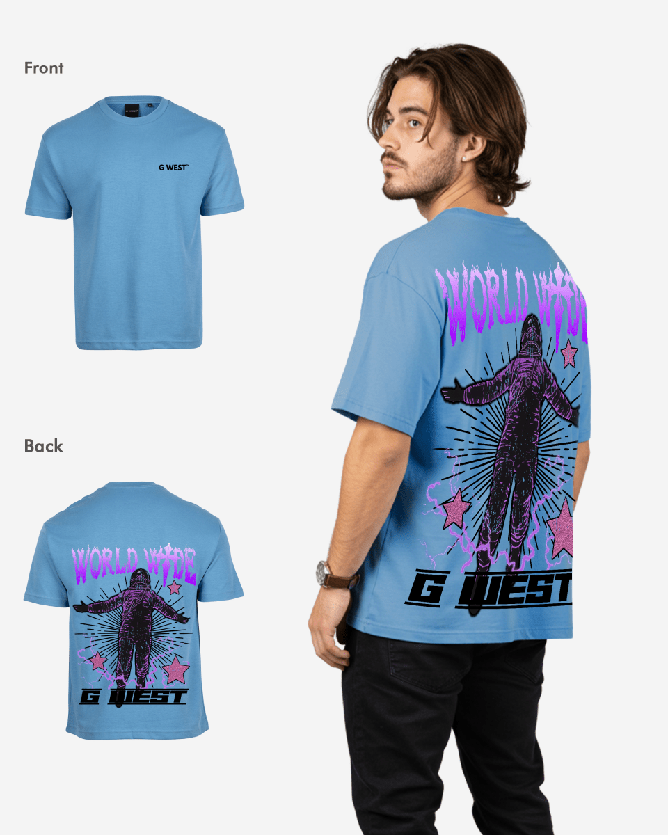 G West Oversized World Wide Star Tee - G West