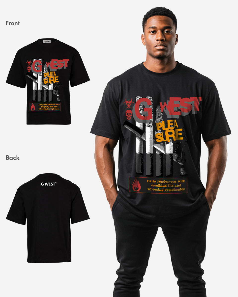 G - WEST PLEASURE OVERSIZED TEE GWROJMT114 - G West