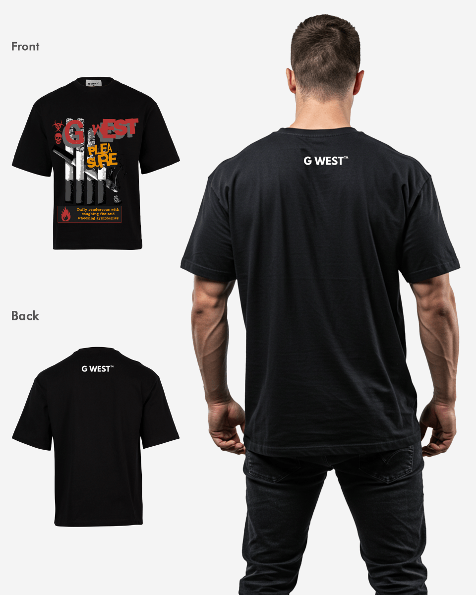 G - WEST PLEASURE OVERSIZED TEE GWROJMT114 - G West
