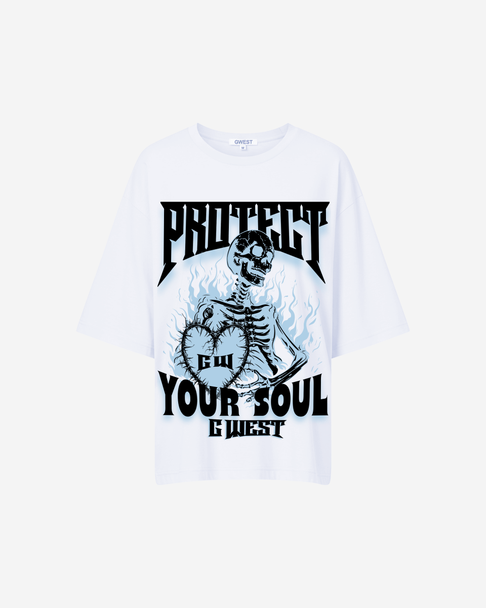 G West protect your soul Oversized tee - WOMEN - G West