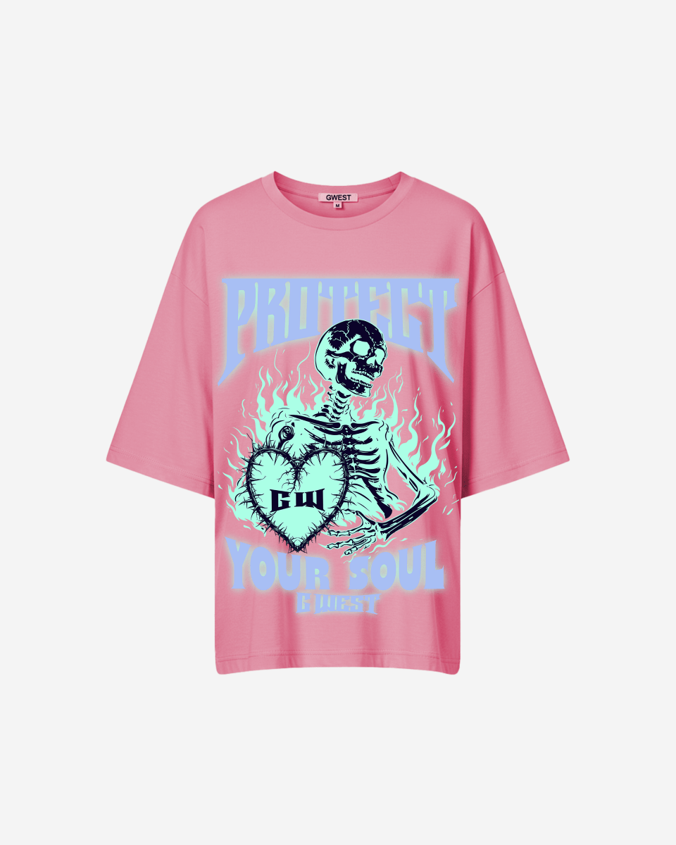 G West protect your soul Oversized tee - WOMEN - G West