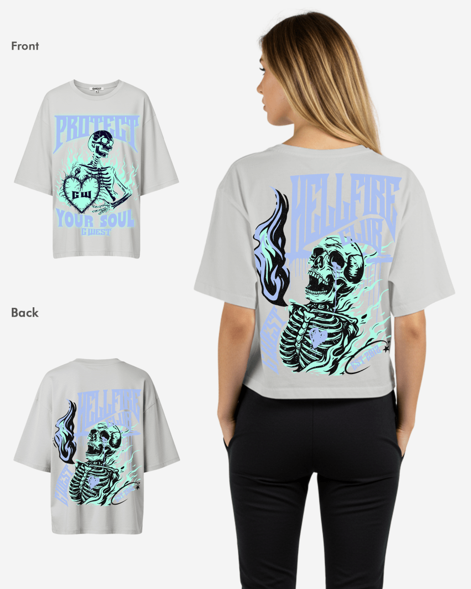 G West protect your soul Oversized tee - WOMEN - G West