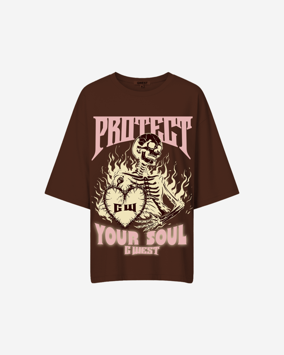 G West protect your soul Oversized tee - WOMEN - G West
